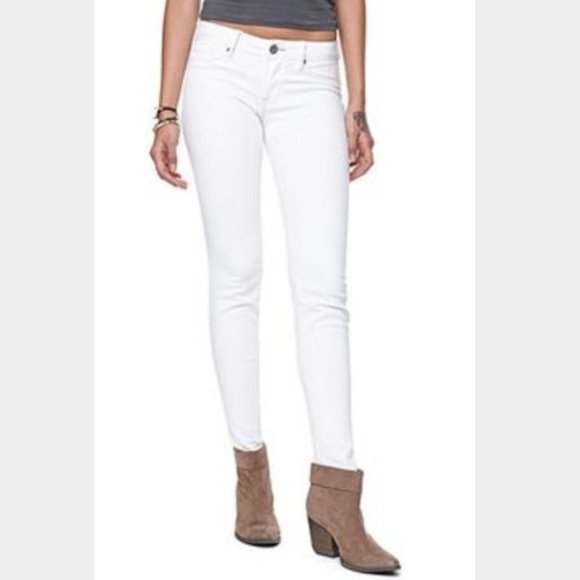 PacSun Denim - Pacsun Bullhead Black Cotton Denim Legging White Skinny Jeans Sz 13